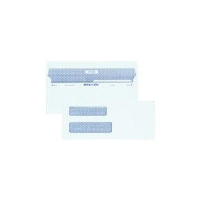 Quality Park No. 8 5/8 Double-Window Security Envelopes with Reveal-N-Seal Self-Seal Closure