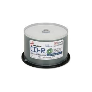 SKILCRAFT CD Recordable Media - CD-R - 52x - 700 MB - 50 Pack Spindle