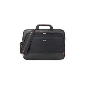Solo Urban Carrying Case (Briefcase) for 11" to 17.3" Apple iPad Ultrabook - Black, Gold