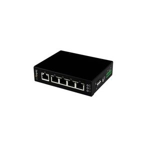 StarTech.com 5 Port Unmanaged Industrial Gigabit Ethernet Switch - DIN Rail / Wall-Mountable