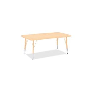 Jonti-Craft Berries Toddler Height Maple Prism Rectangle Table