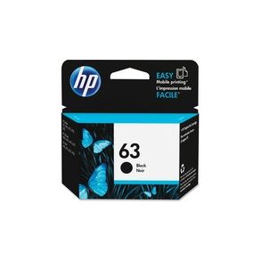 HP 63 Original Inkjet Ink Cartridge - Black - 1 Pack