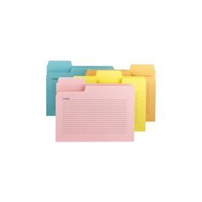 Smead SuperTab 1/3 Tab Cut Letter Recycled Top Tab File Folder