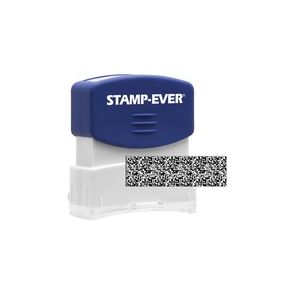 Stamp-Ever Pre-inked Security Block Stamp