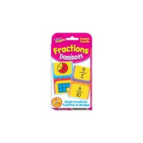 Trend Fractions Dominoes Challenge Cards Game