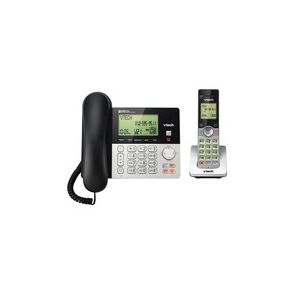 VTech CS6949 DECT 6.0 Standard Phone - Black, Silver