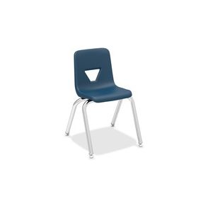Lorell 14" Seat-height Student Stack Chairs