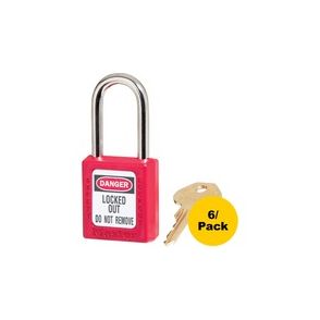 Master Lock Danger Red Safety Padlock