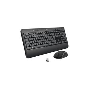 Logitech MK540 Advanced Wireless Keyboard and Mouse Combo for Windows, 2.4 GHz Unifying USB-Receiver, Multimedia Hotkeys, 3-Year Battery Life, for PC, Laptop