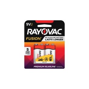 Rayovac 9-Volt Fusion Advanced Alkaline Batteries