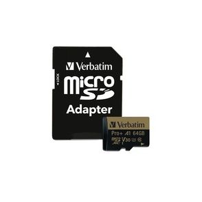 Verbatim PRO Plus 64 GB Class 10/UHS-I (U3) microSDXC - 1 Pack