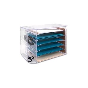 Business Source 6-tray Jumbo Desk Sorter