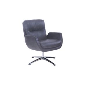 Lorell Distressed Soft Touch Lounge Chair