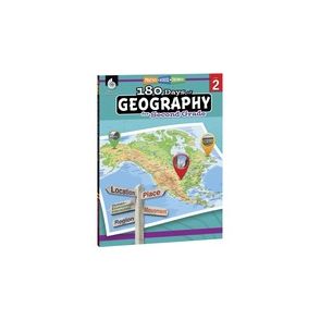 Shell Education 180 Days of Geography Resource Printed Book