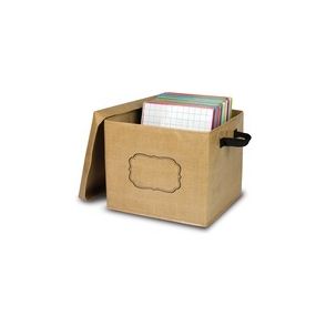 Teacher Created Resources Burlap Storage Box