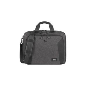Solo Voyage Carrying Case (Briefcase) for 15.6" Notebook - Gray, Black
