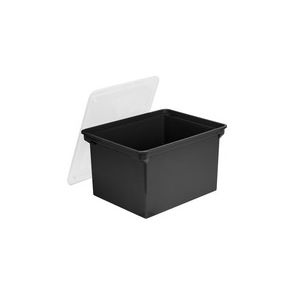 Storex Letter/Legal Tote Storage Box