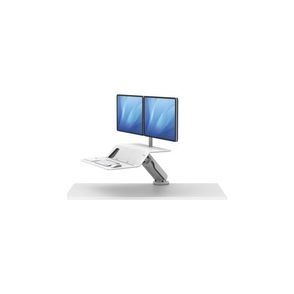 Fellowes Lotus™ RT Sit-Stand Workstation White Dual