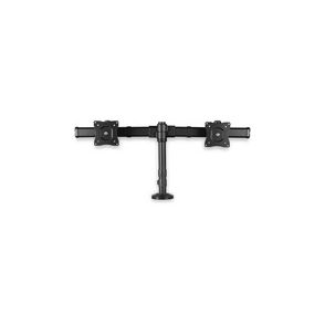 StarTech.com Desk-Mount Dual-Monitor Arm, For up to 27"(17.6lb/8kg) Monitors, Low Profile Design, Clamp/Grommet Mount, Dual Monitor Mount