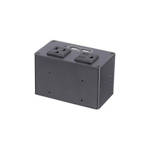 StarTech.com Power Outlet Module for Conference Table Connectivity Box - 2x AC Power and 2x USB-A - Power and Charging Hub