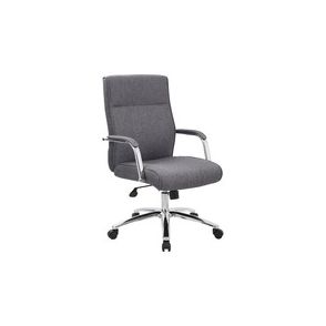 Boss Modern Executive Conference Chair-Grey Linen
