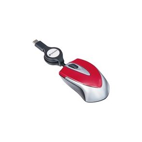 Verbatim USB-C Mini Optical Travel Mouse-Red