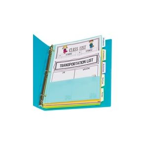 C-Line Bright Multi-pocket 5-tab Index Dividers