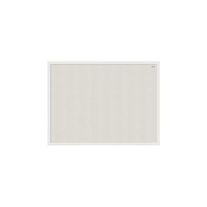 U Brands Linen Cork Linen Bulletin Board, 40 x 30 Inches, White Wood Frame (2917U00-01)