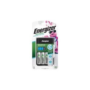 Energizer Recharge Battery Charger with 2 AA and 2 AAA NiMH Batteries