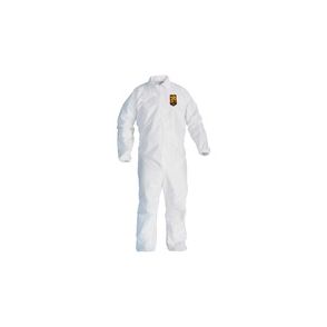 Kleenguard A40 Coveralls - Zipper Front, Elastic Wrists & Ankles