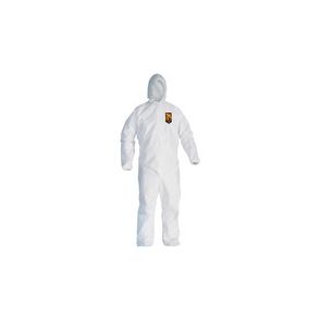 Kleenguard A20 Coveralls - Zipper Front, Elastic Back, Wrists, Ankles & Hood