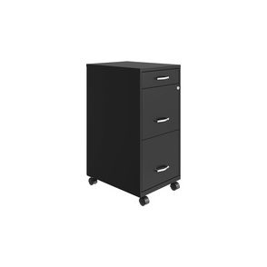 Lorell SOHO Box/File/File 3-Drawer Mobile File Cabinet