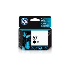 HP 67 Original Standard Yield Inkjet Ink Cartridge - Black - 1 Each