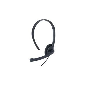 Verbatim Mono Headset with Microphone and In-Line Remote