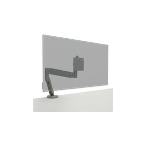 Chief Koncis Single Arm Desk Mount - For Displays 10-32" - Silver