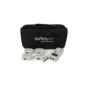 StarTech.com Professional RJ45 Network Cable Tester with 4 Remote Loopback Plugs - LAN Cable Tester Professional - Network testing device - Token Ring