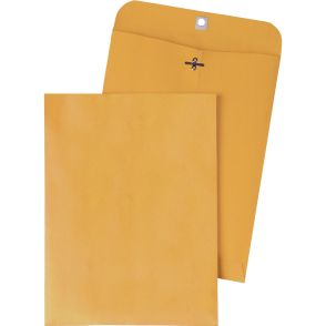 Quality Park 11-1/2 x 14-1/2 Clasp Envelopes with Deeply Gummed Flaps